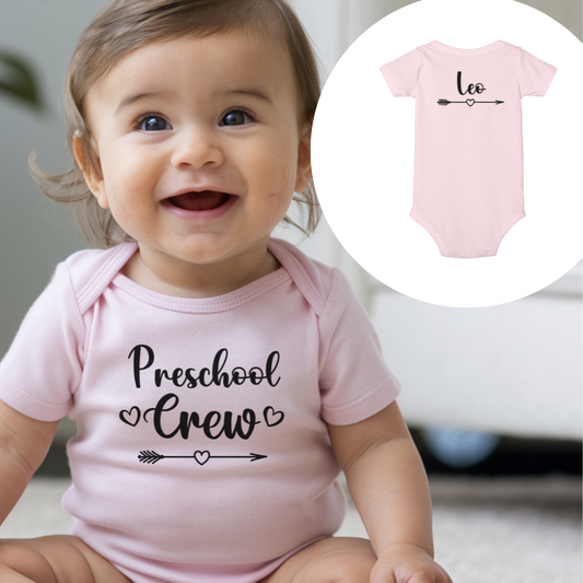Custom Preschool crew Infant Jersey One Piece