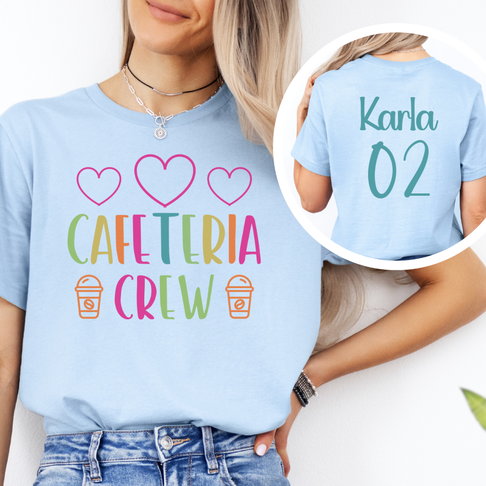 Custom Unisex Cafeteria Crew T-shirt