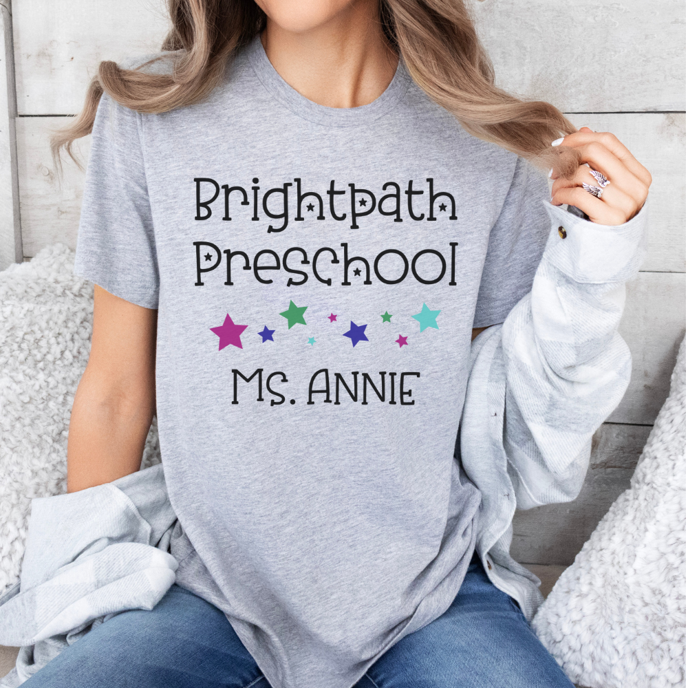 Custom Unisex Preschool Stars T-Shirt