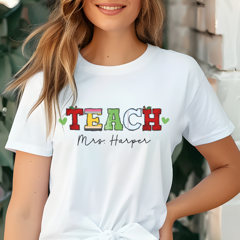 Custom Unisex Teach T-Shirt