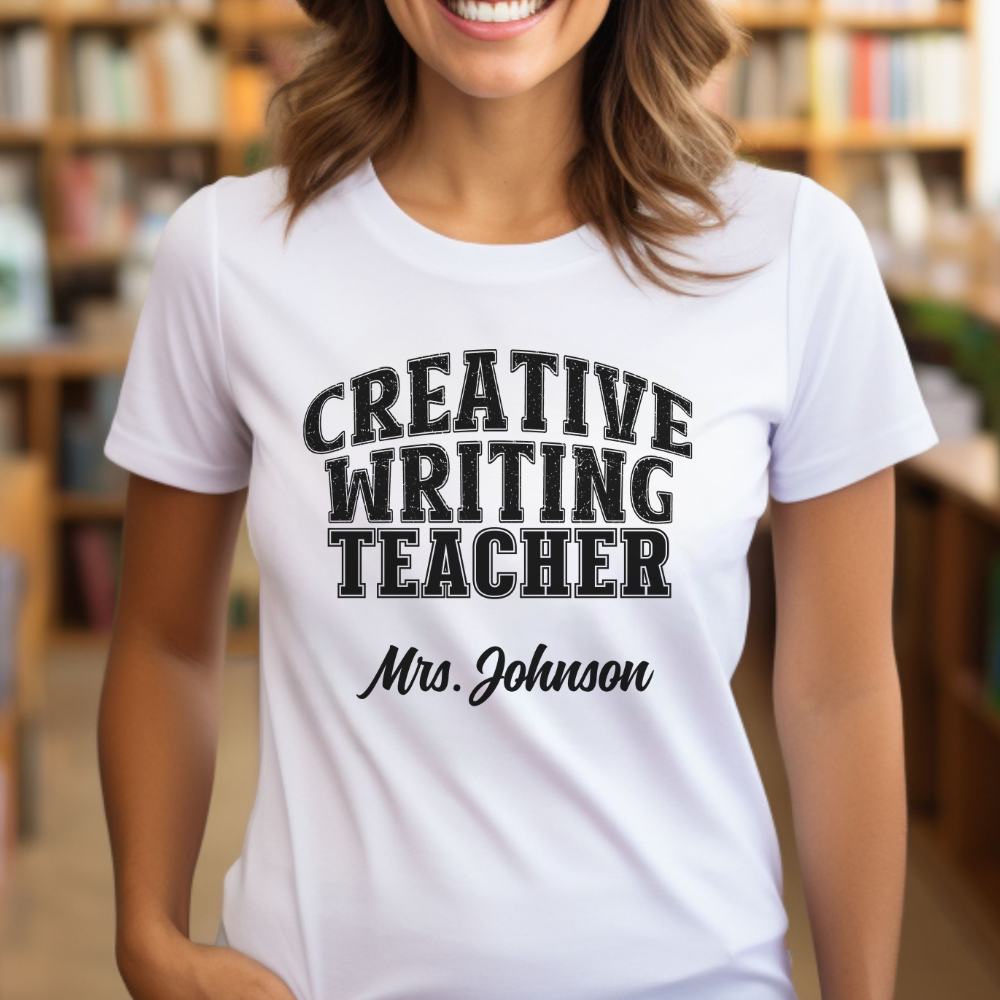 Custom Unisex Creative Writing Teacher T-Shirt