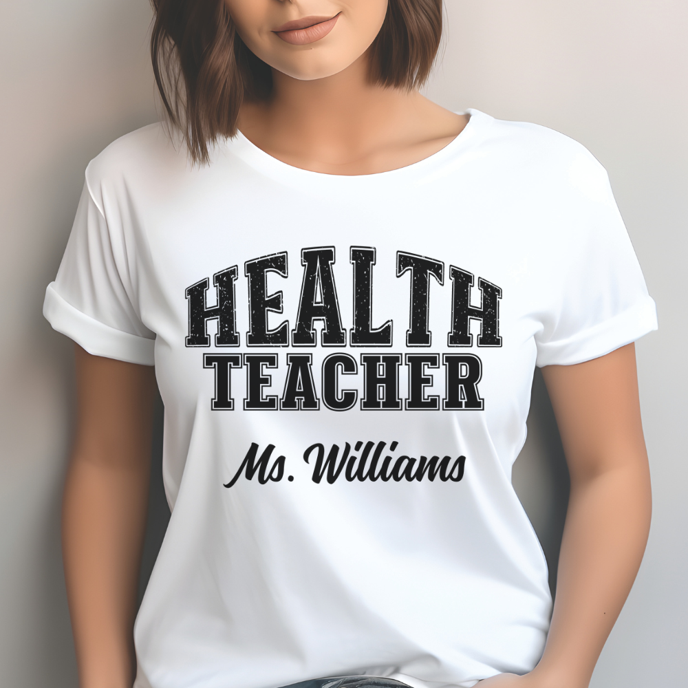 Custom Unisex Health Teacher T-Shirt