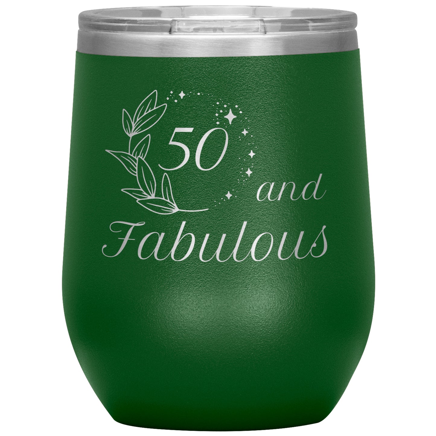 50 and Fabulous Wine Tumbler✨