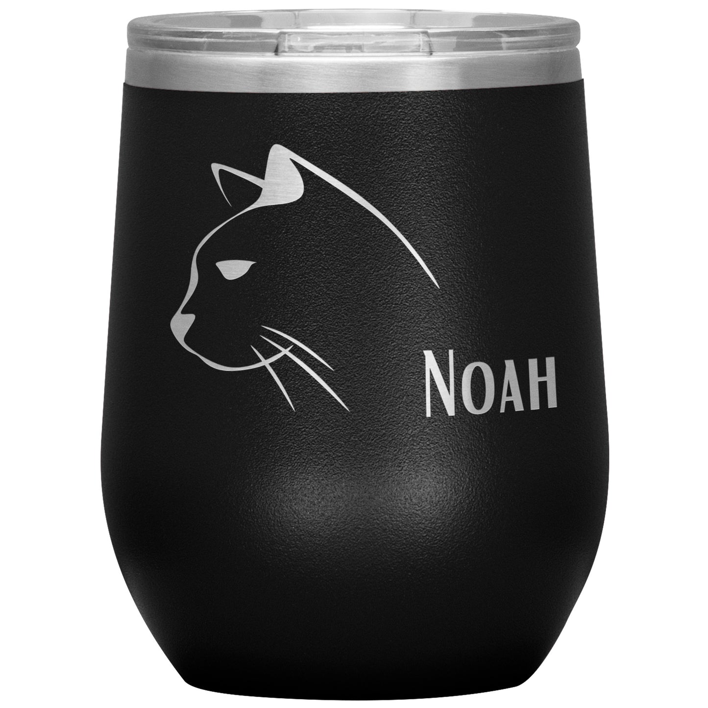 Custom Cat Name Wine Tumbler 😸