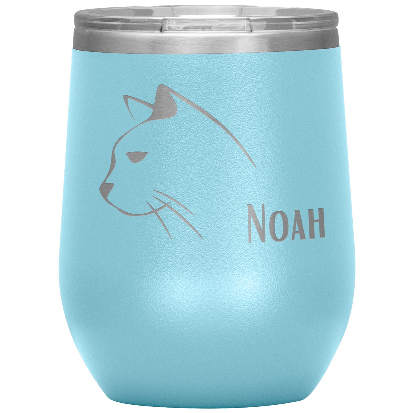 Custom Cat Name Wine Tumbler 😸