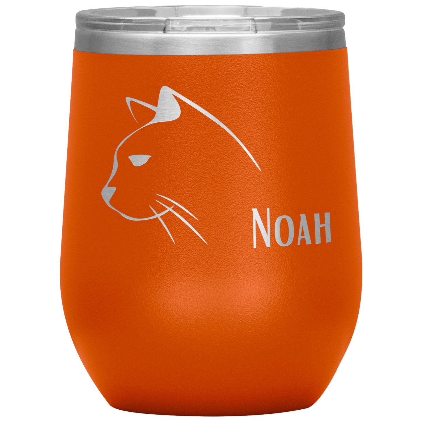 Custom Cat Name Wine Tumbler 😸