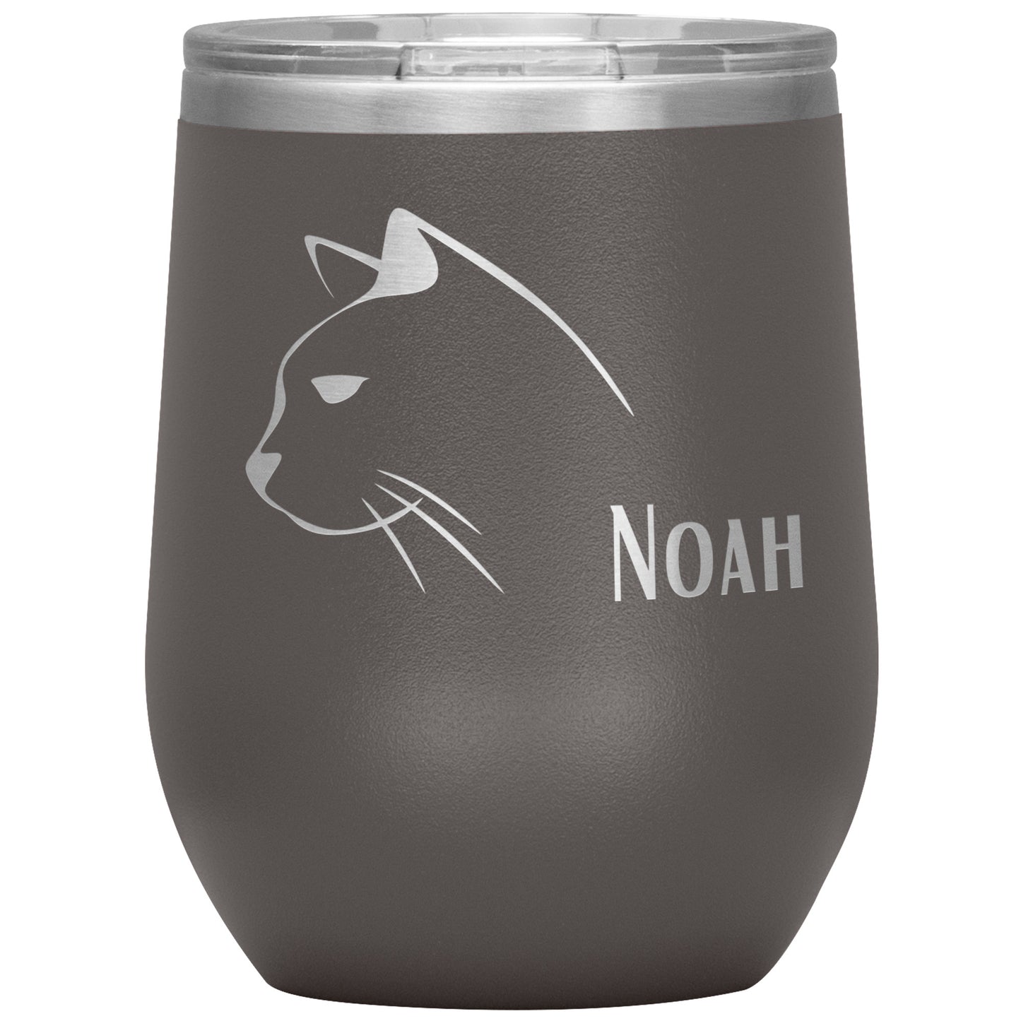 Custom Cat Name Wine Tumbler 😸