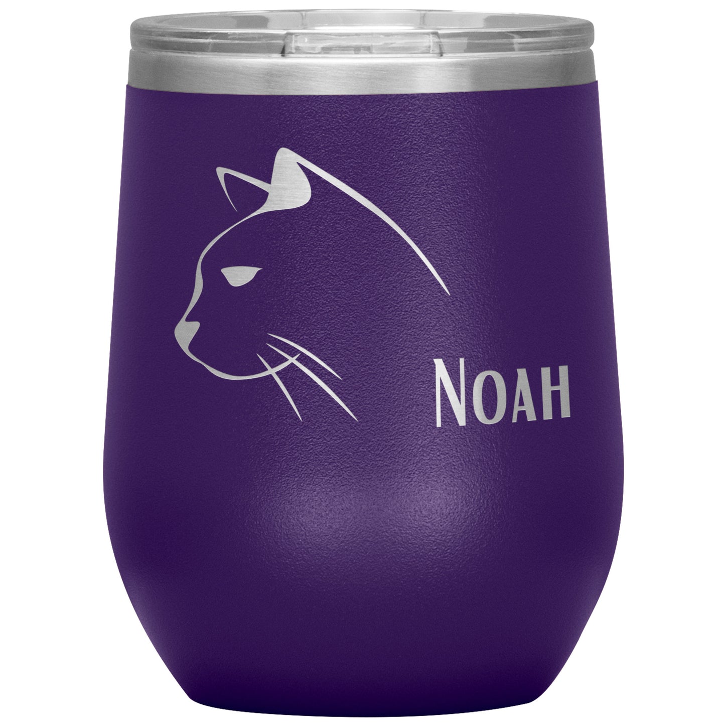 Custom Cat Name Wine Tumbler 😸