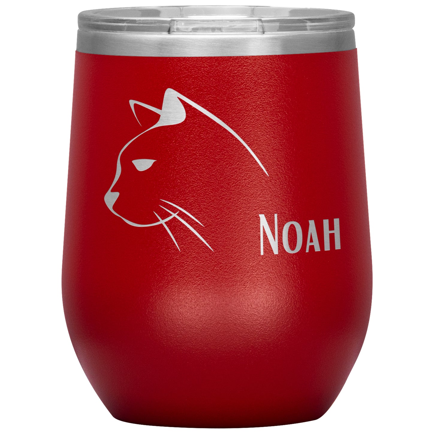 Custom Cat Name Wine Tumbler 😸