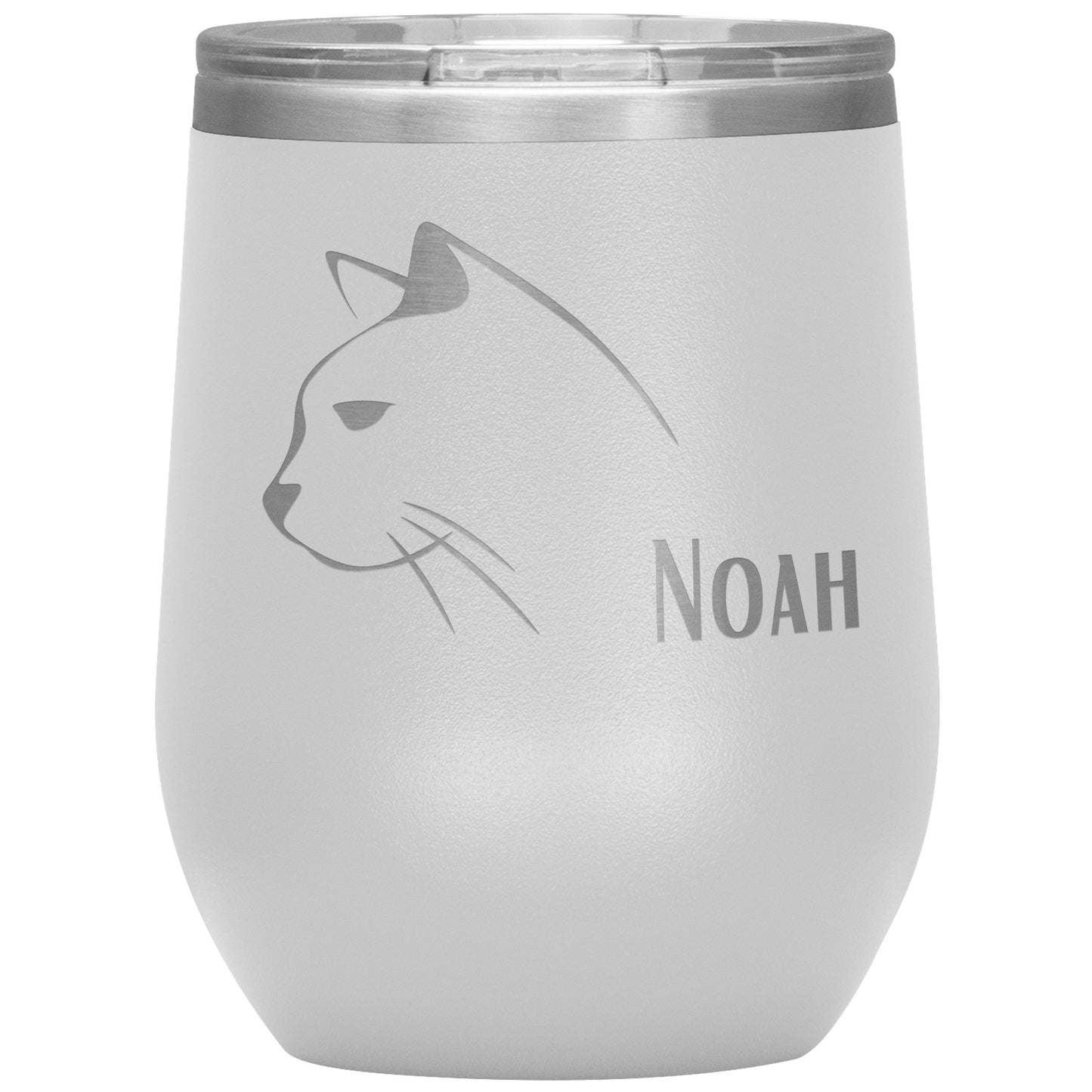 Custom Cat Name Wine Tumbler 😸