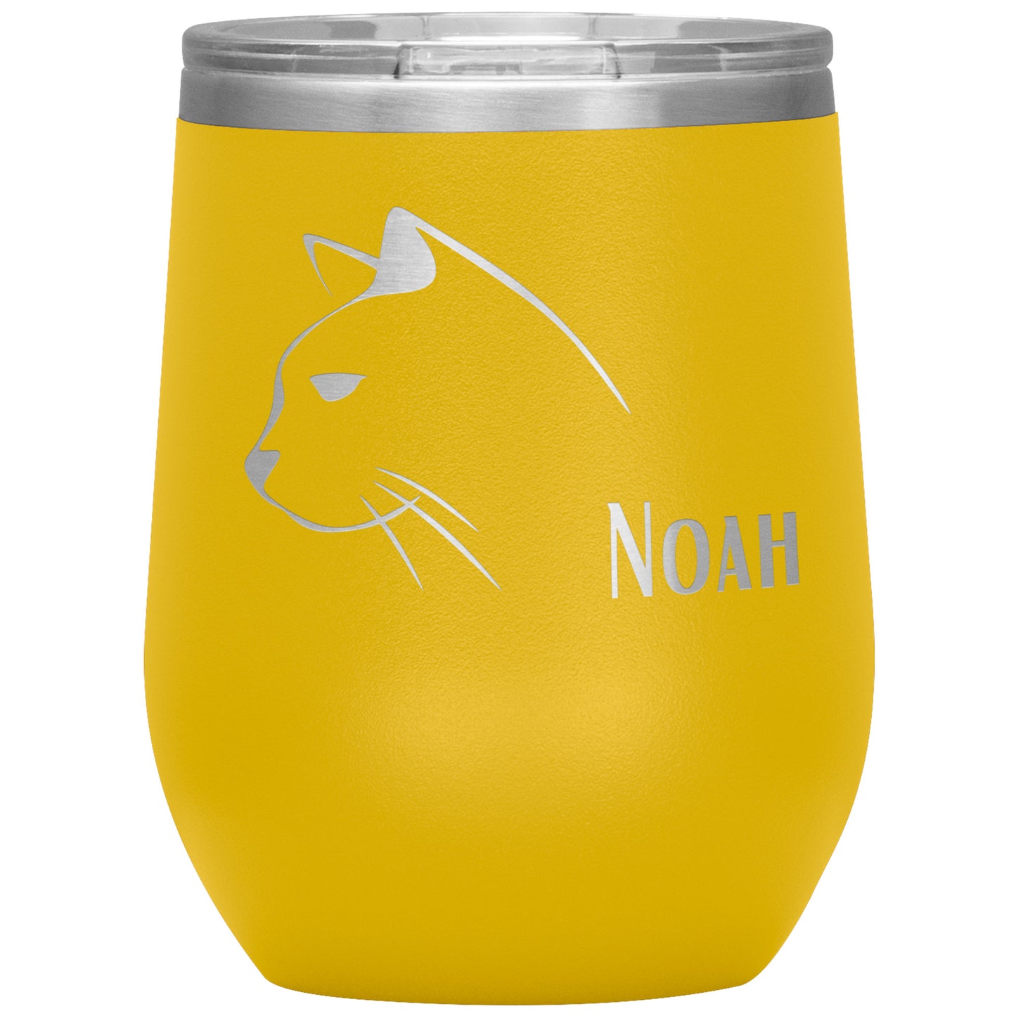 Custom Cat Name Wine Tumbler 😸