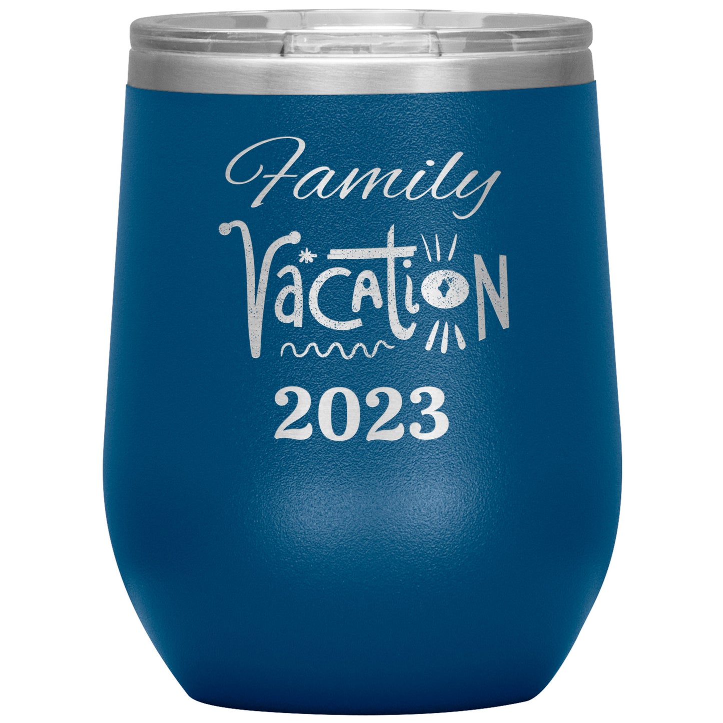 Custom Family Vacation Wine Tumbler
