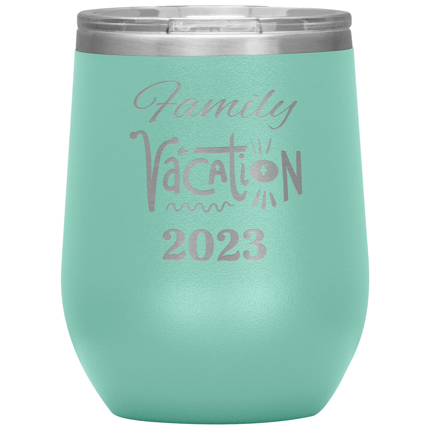 Custom Family Vacation Wine Tumbler