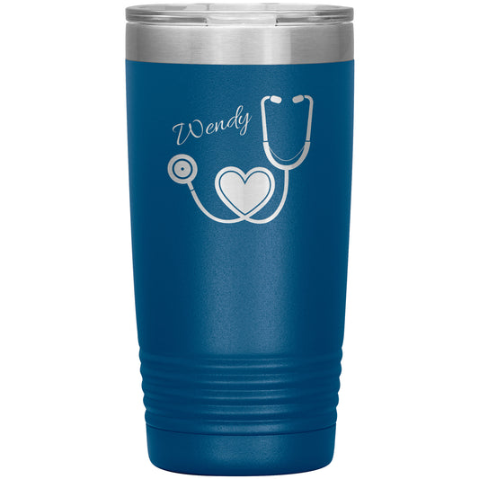 Custom Heart Stethoscope Tumbler