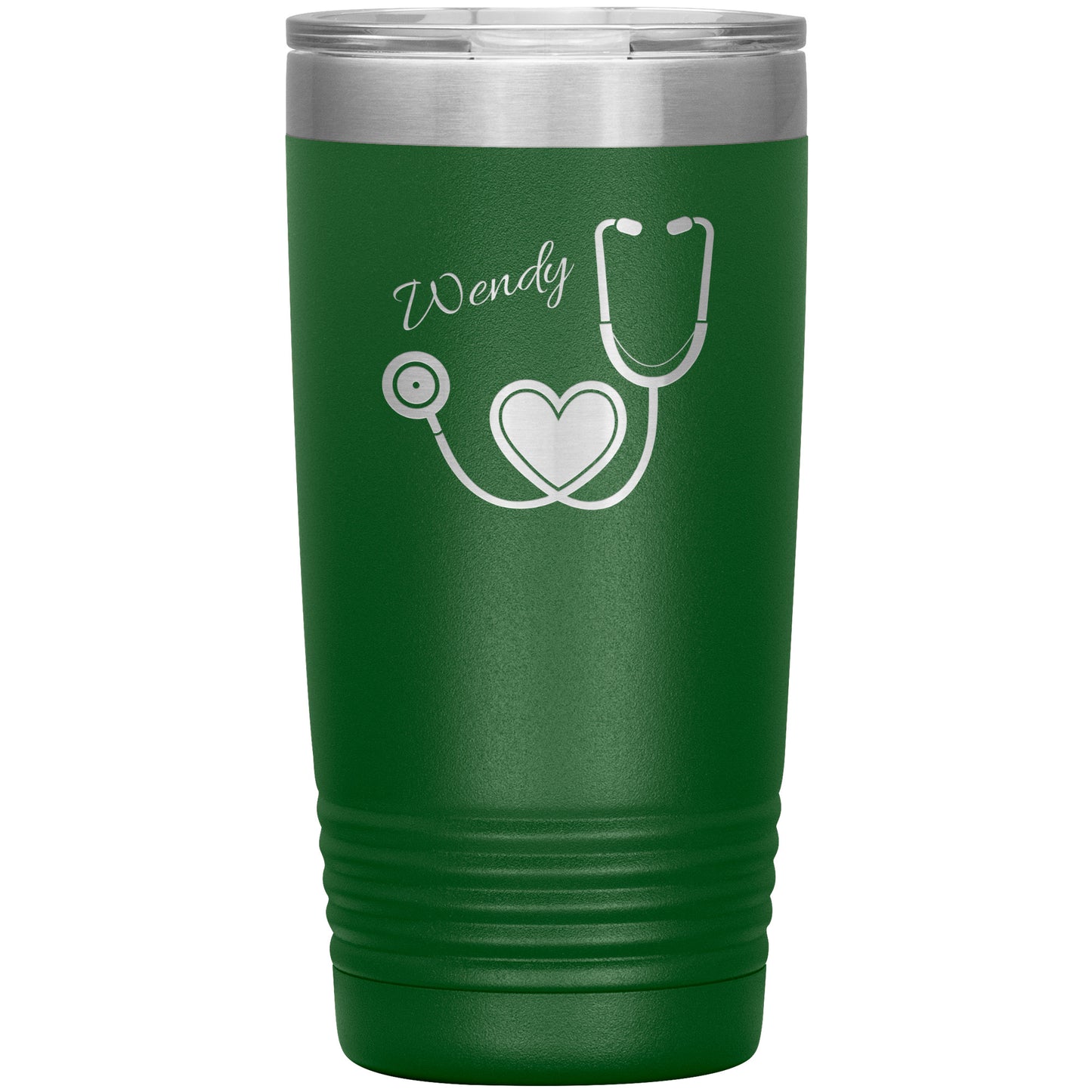 Custom Heart Stethoscope Tumbler