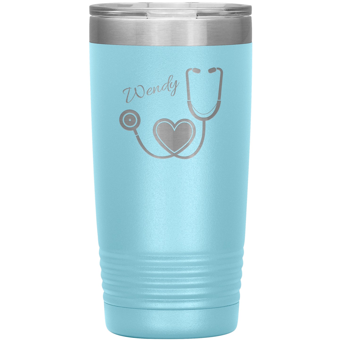Custom Heart Stethoscope Tumbler