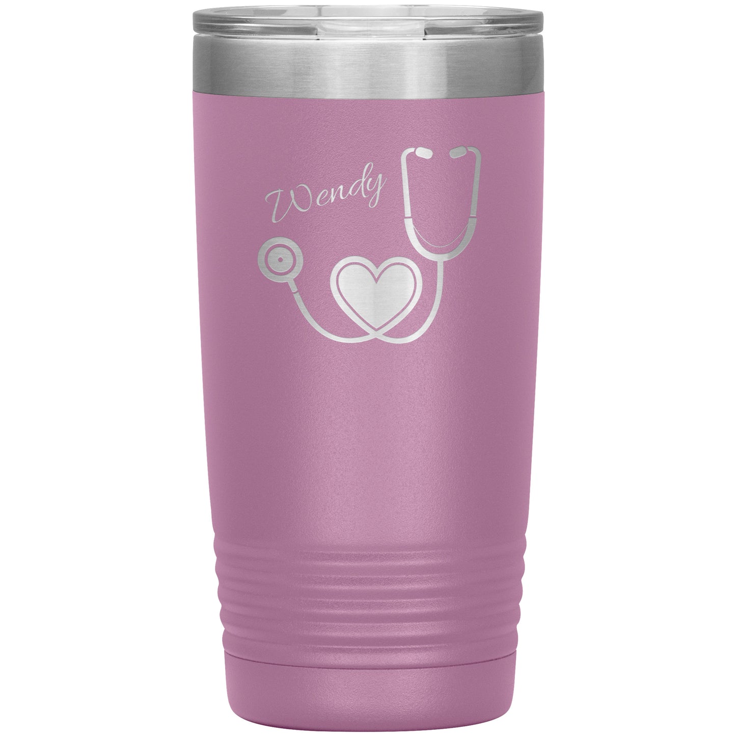Custom Heart Stethoscope Tumbler