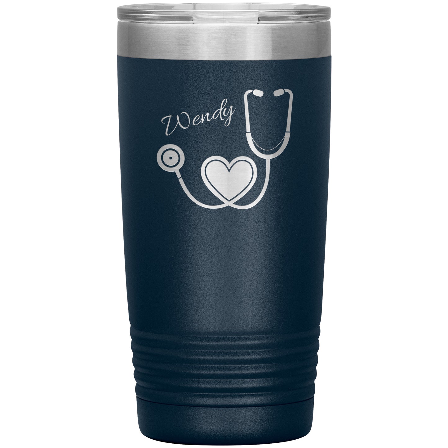 Custom Heart Stethoscope Tumbler