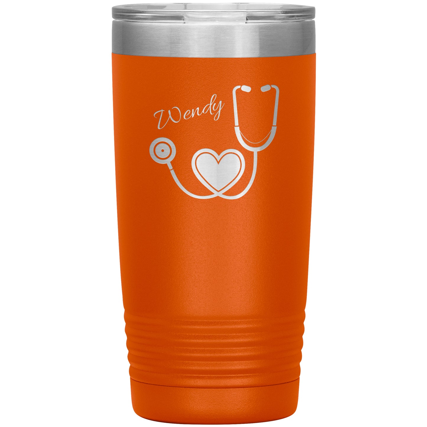 Custom Heart Stethoscope Tumbler