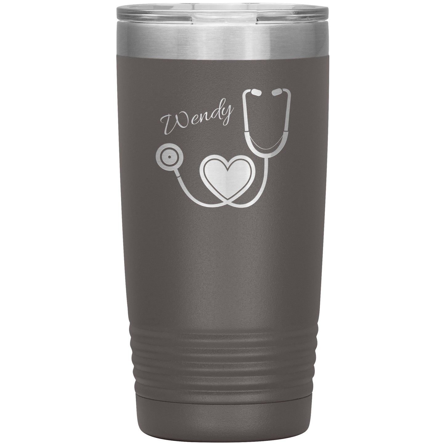 Custom Heart Stethoscope Tumbler
