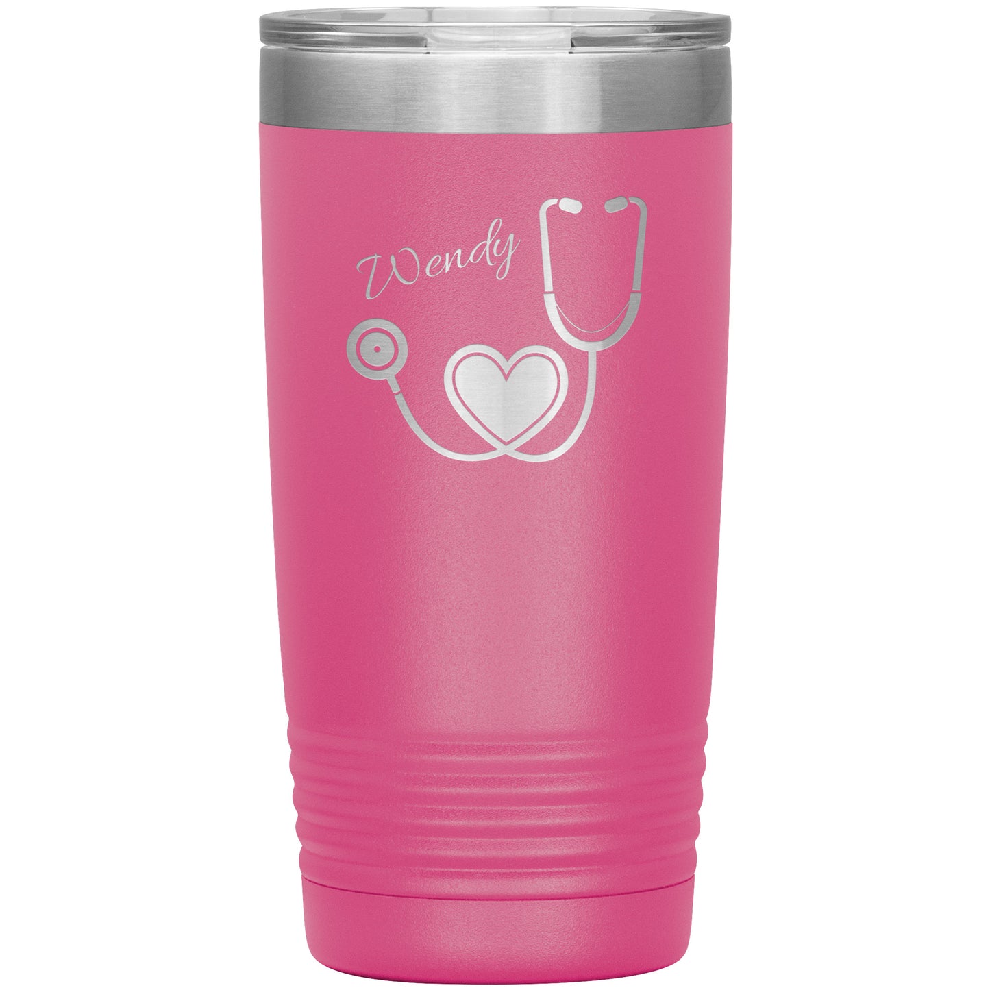 Custom Heart Stethoscope Tumbler