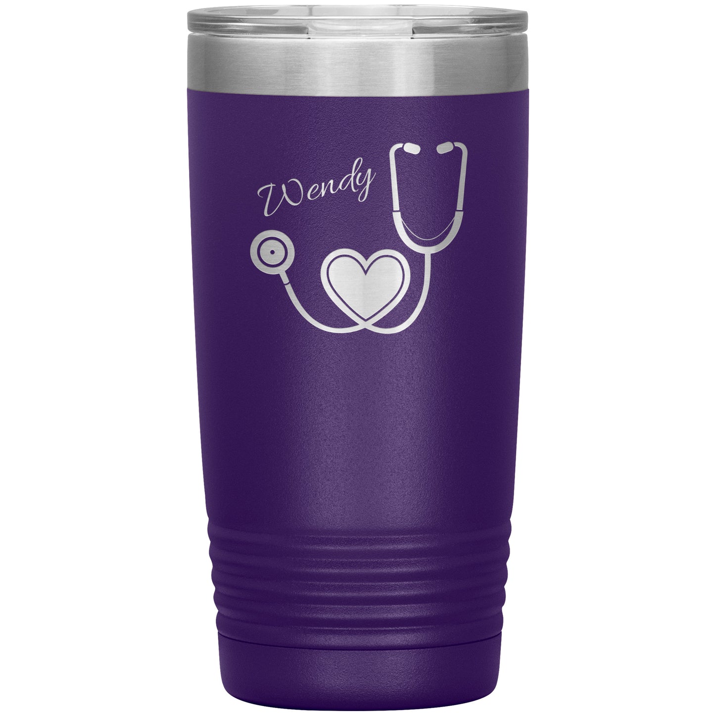 Custom Heart Stethoscope Tumbler