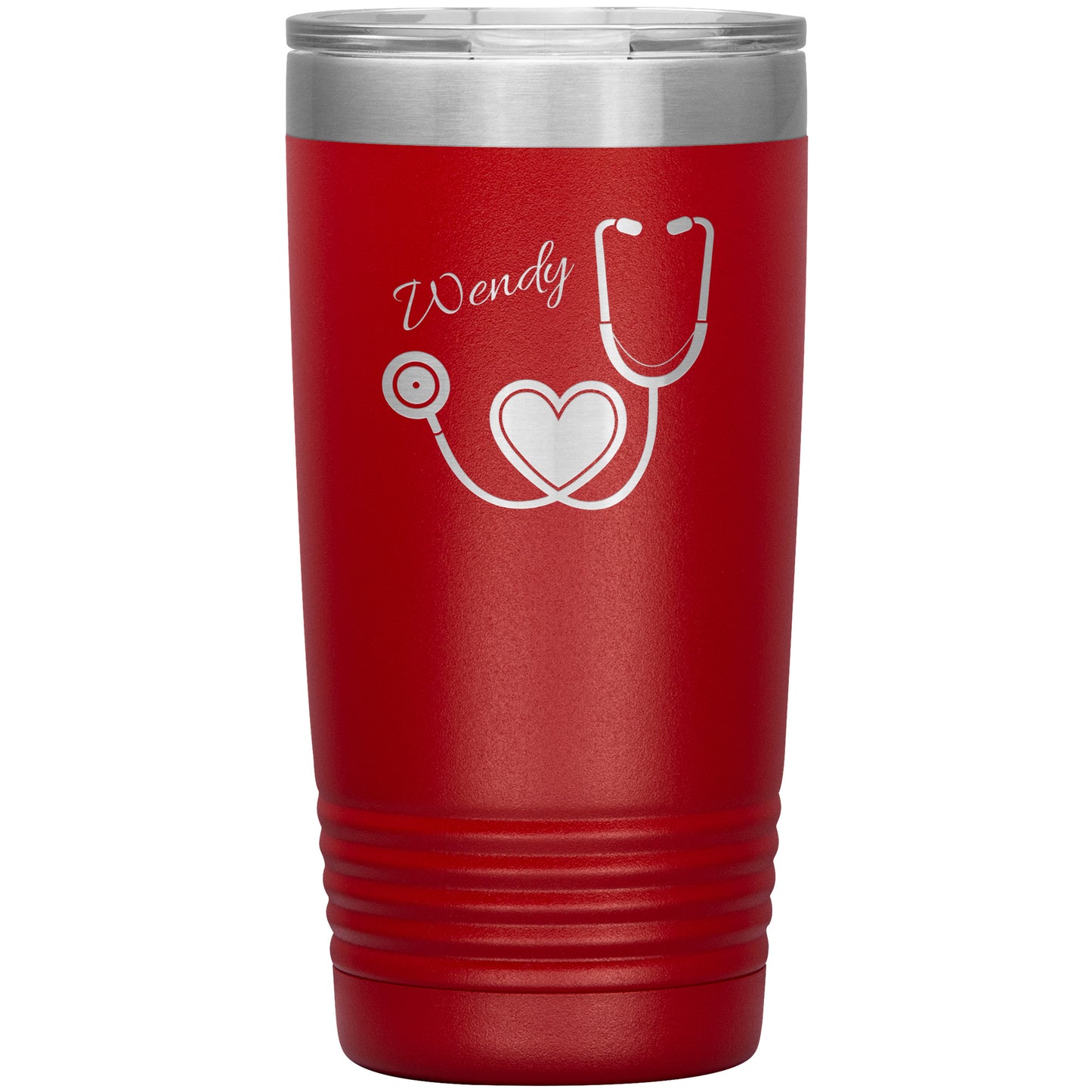 Custom Heart Stethoscope Tumbler