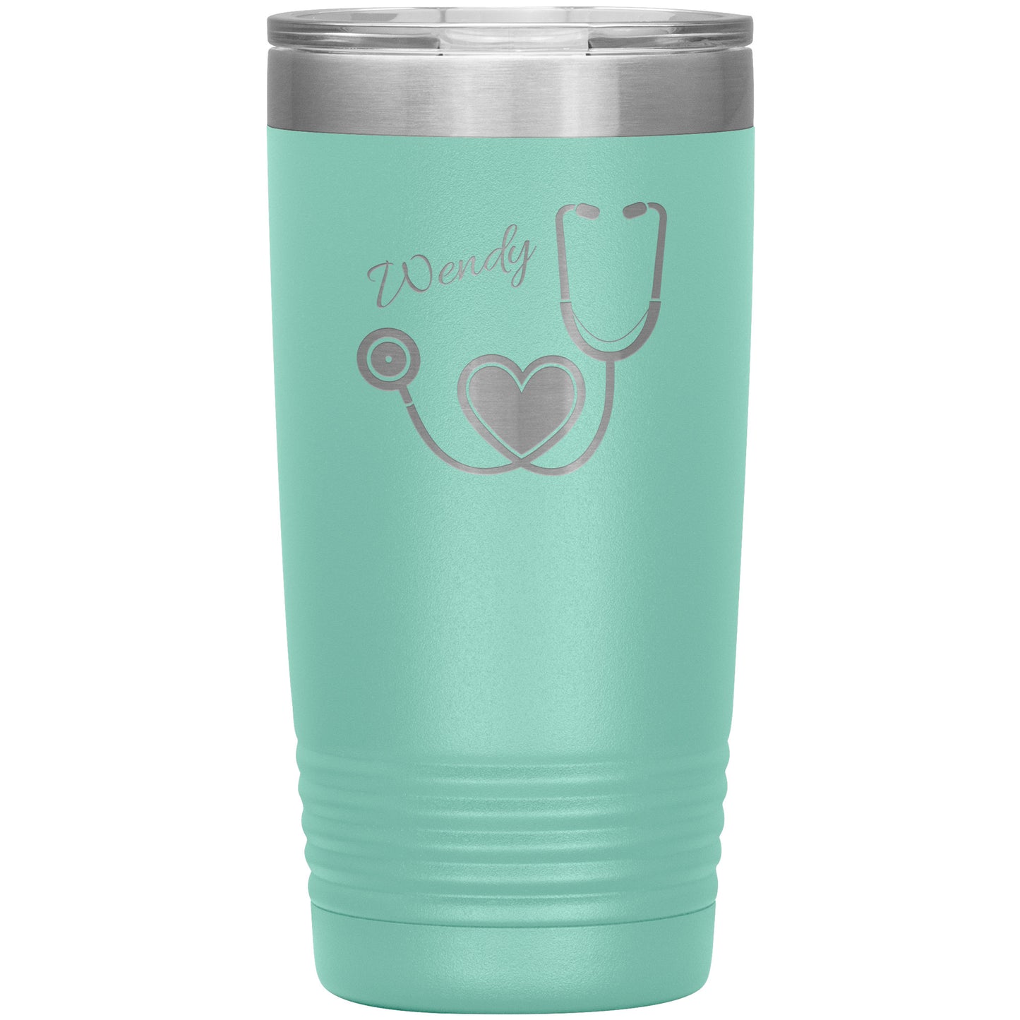 Custom Heart Stethoscope Tumbler