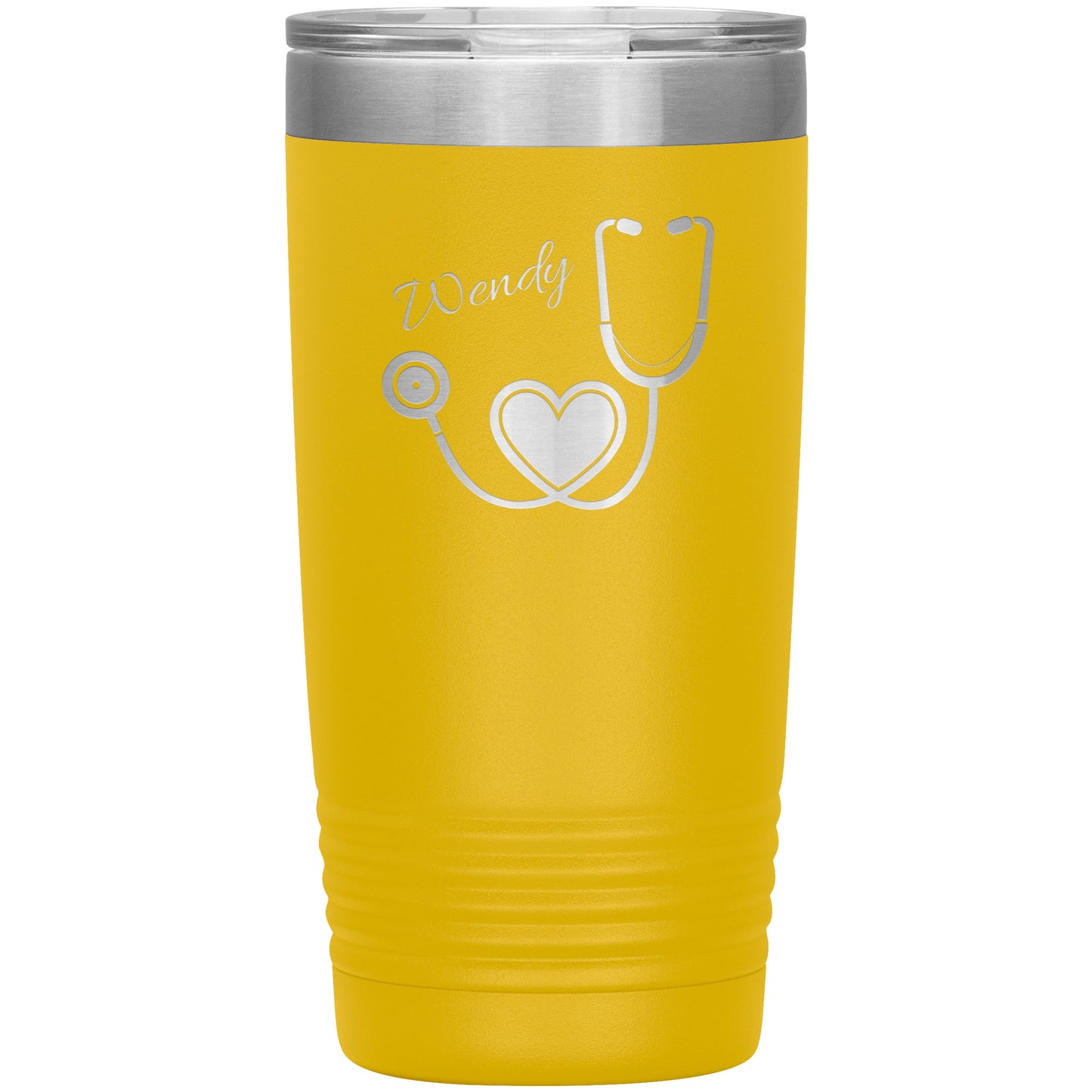 Custom Heart Stethoscope Tumbler