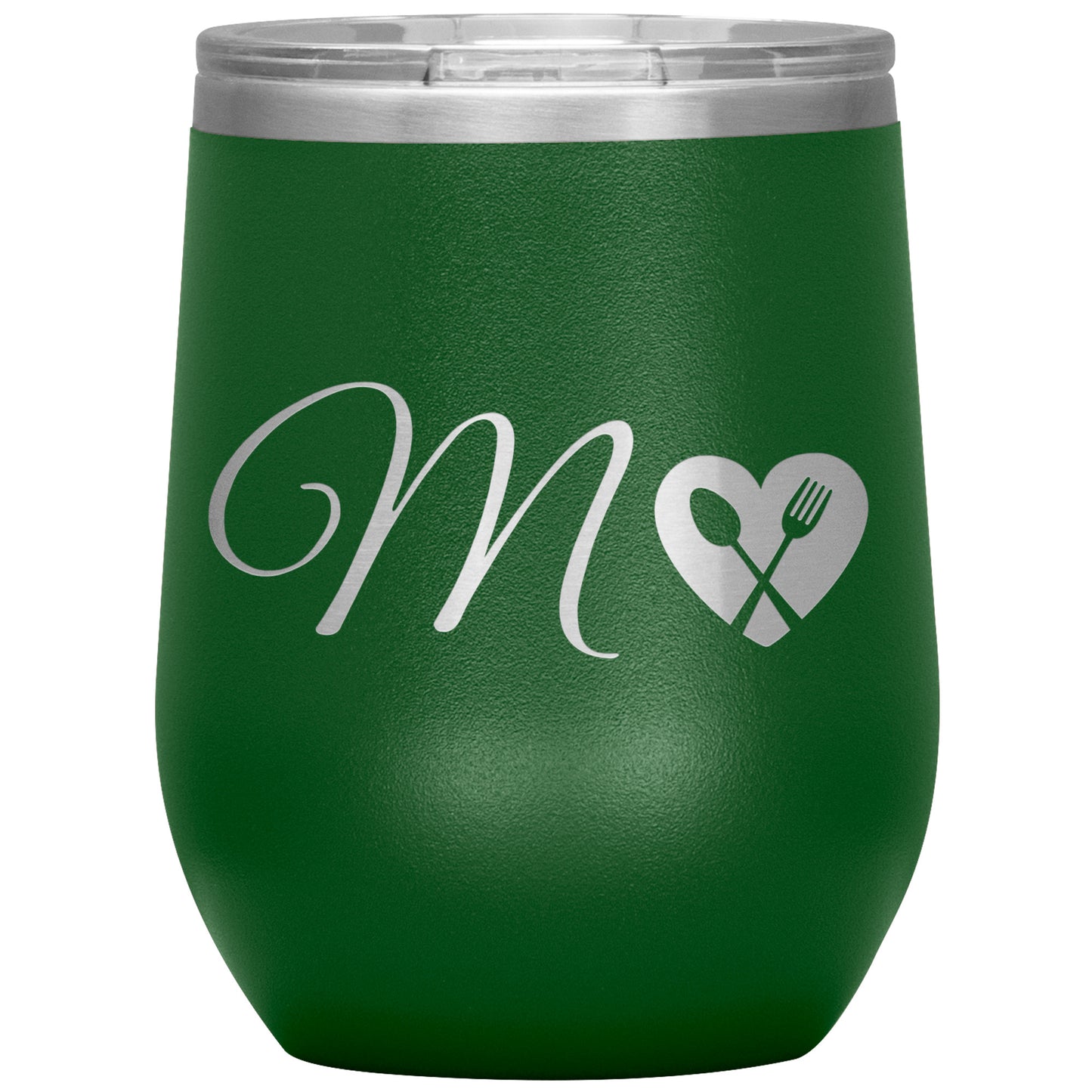 Custom Initial Tableware Wine Tumbler ❤️