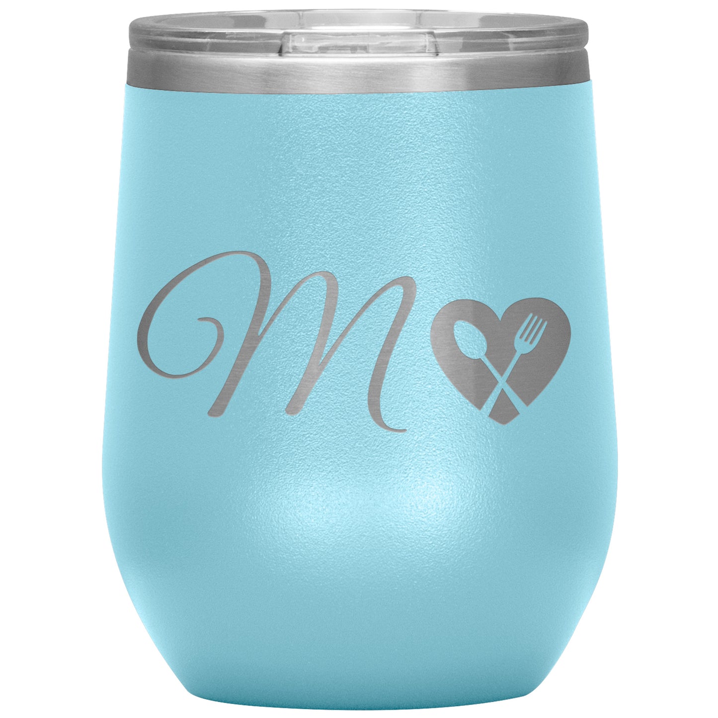 Custom Initial Tableware Wine Tumbler ❤️