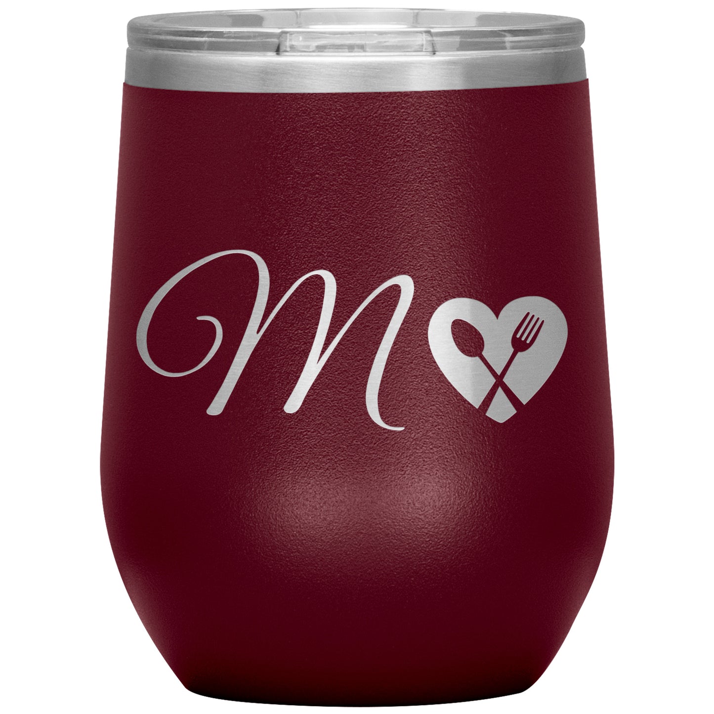 Custom Initial Tableware Wine Tumbler ❤️