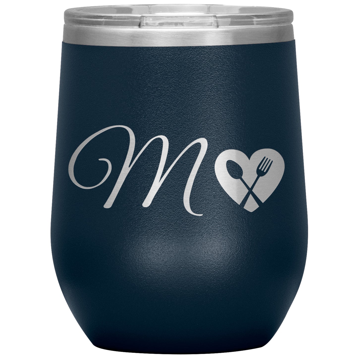 Custom Initial Tableware Wine Tumbler ❤️
