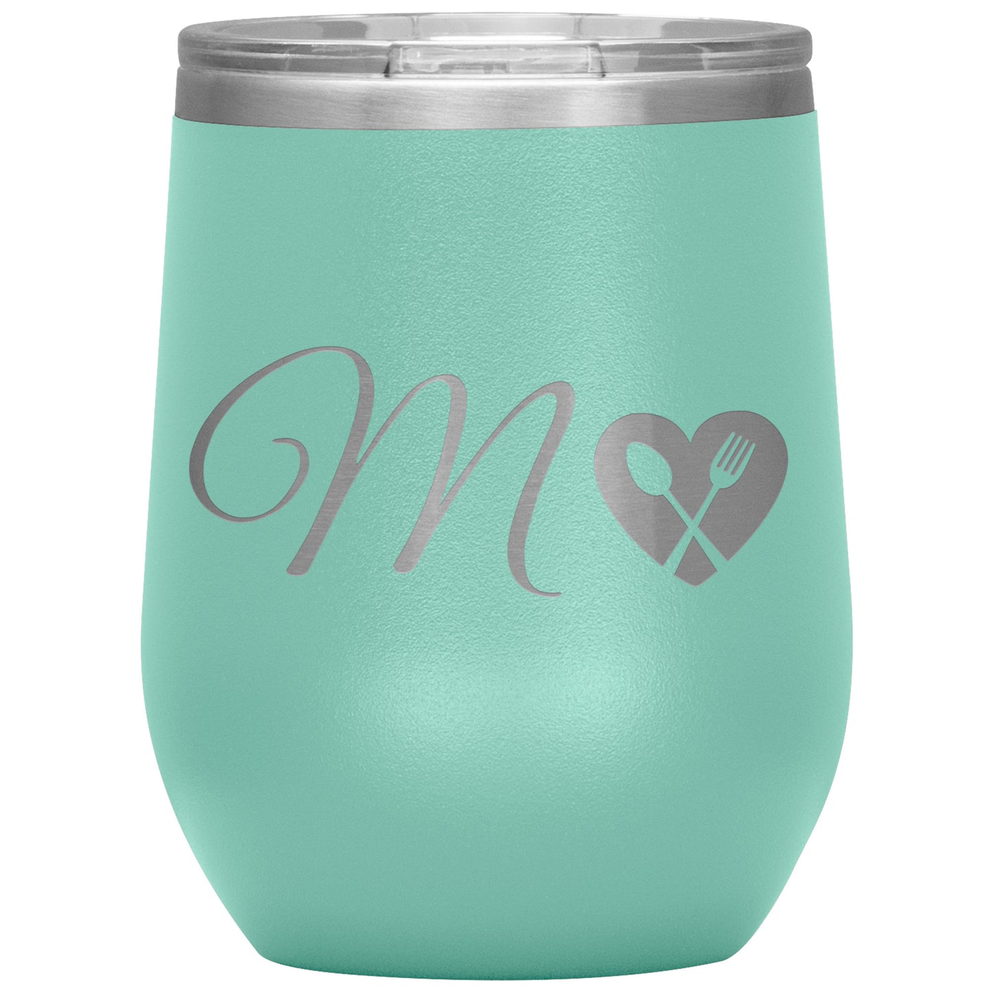 Custom Initial Tableware Wine Tumbler ❤️