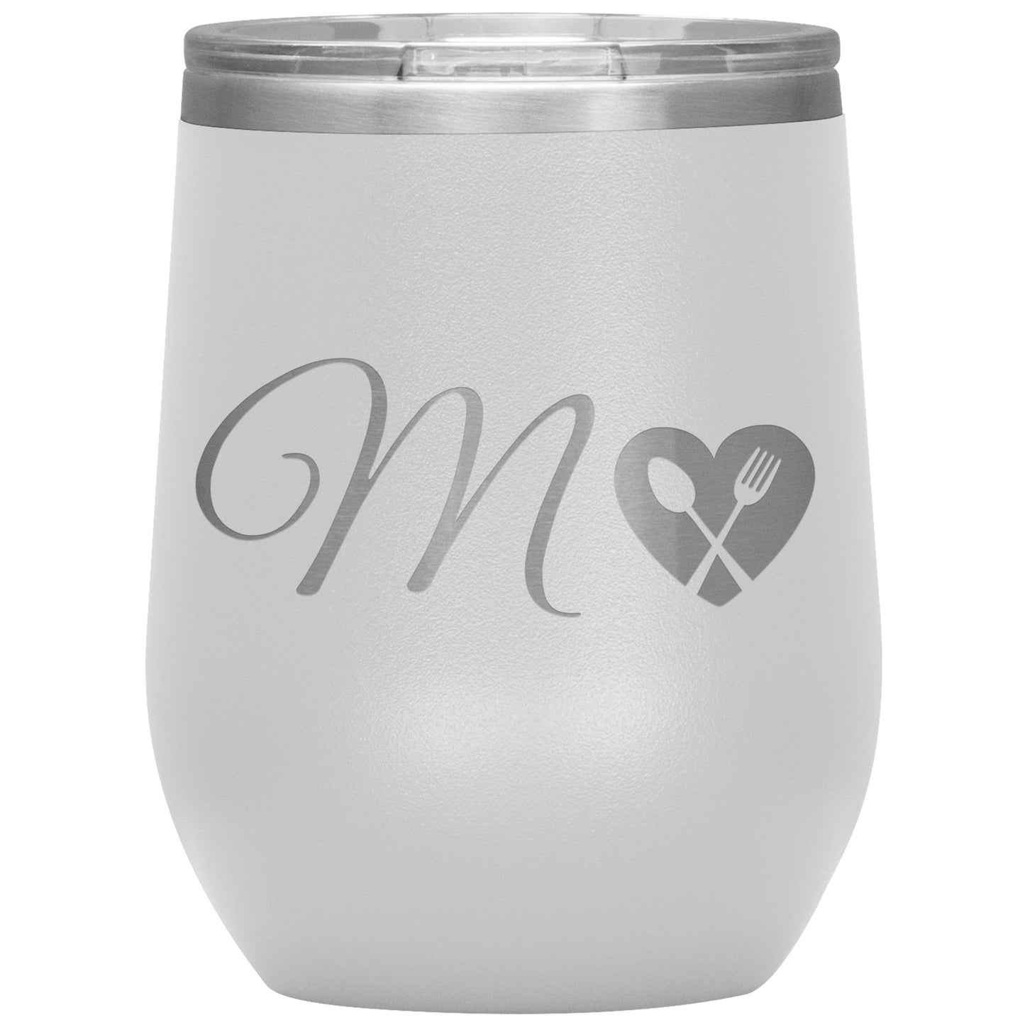 Custom Initial Tableware Wine Tumbler ❤️