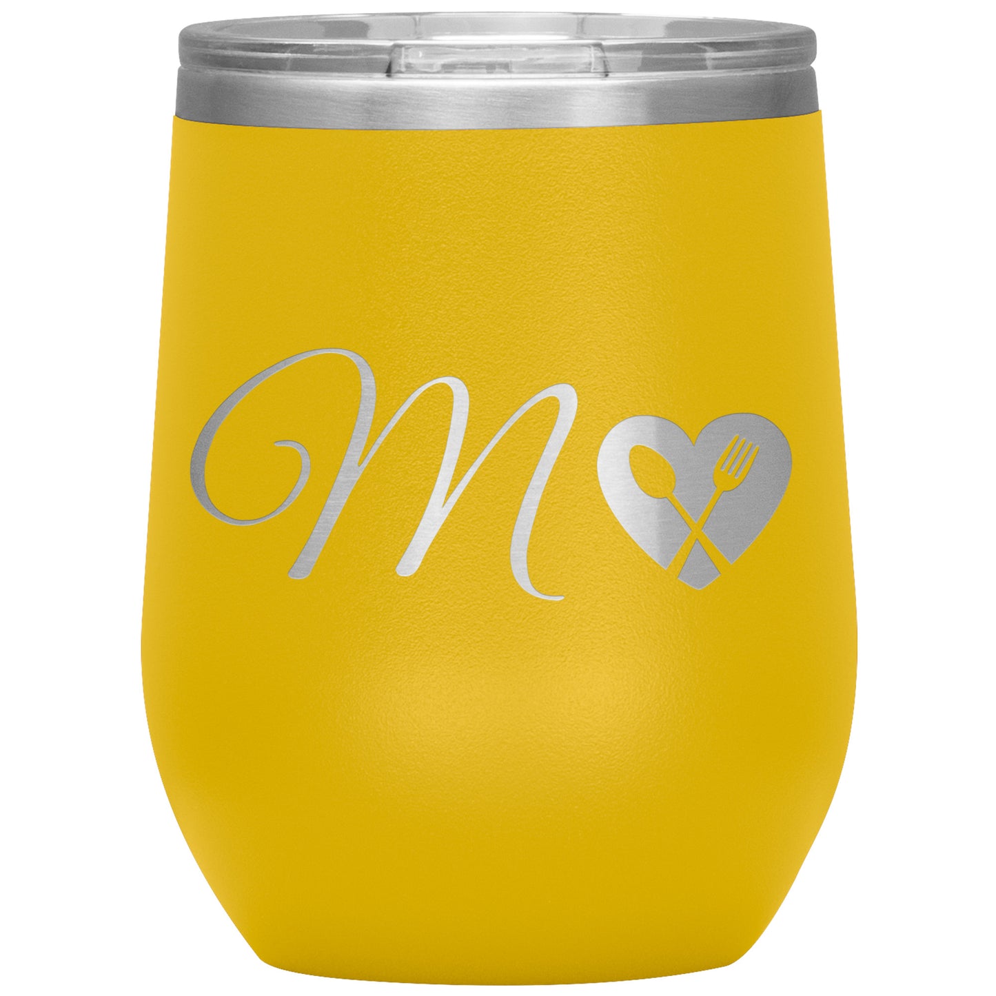 Custom Initial Tableware Wine Tumbler ❤️