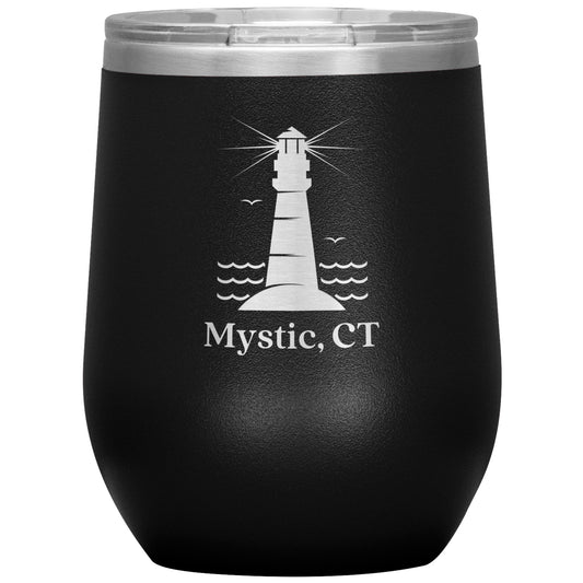 Custom Lighthouse Wine Tumbler