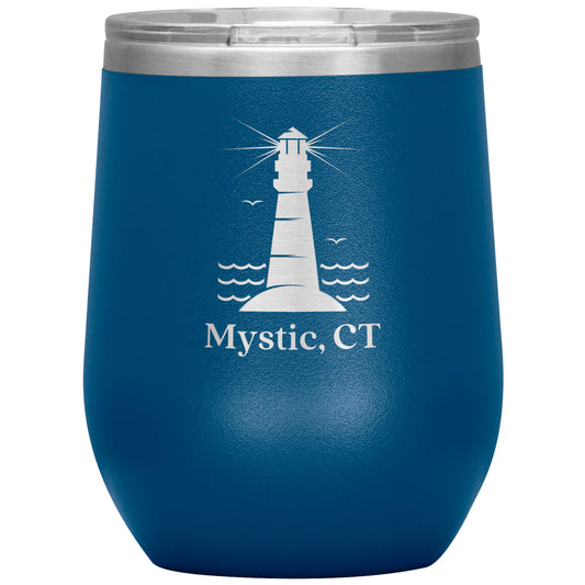 Custom Lighthouse Wine Tumbler