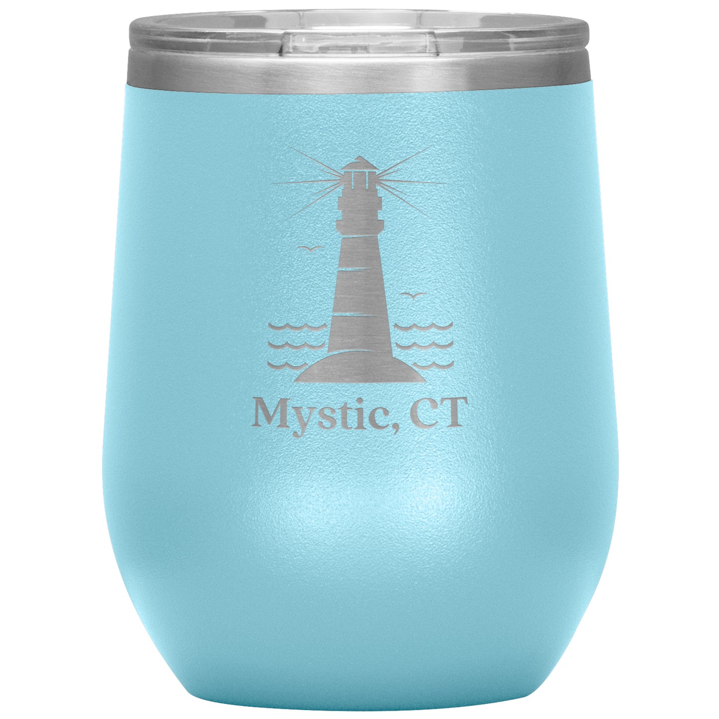 Custom Lighthouse Wine Tumbler