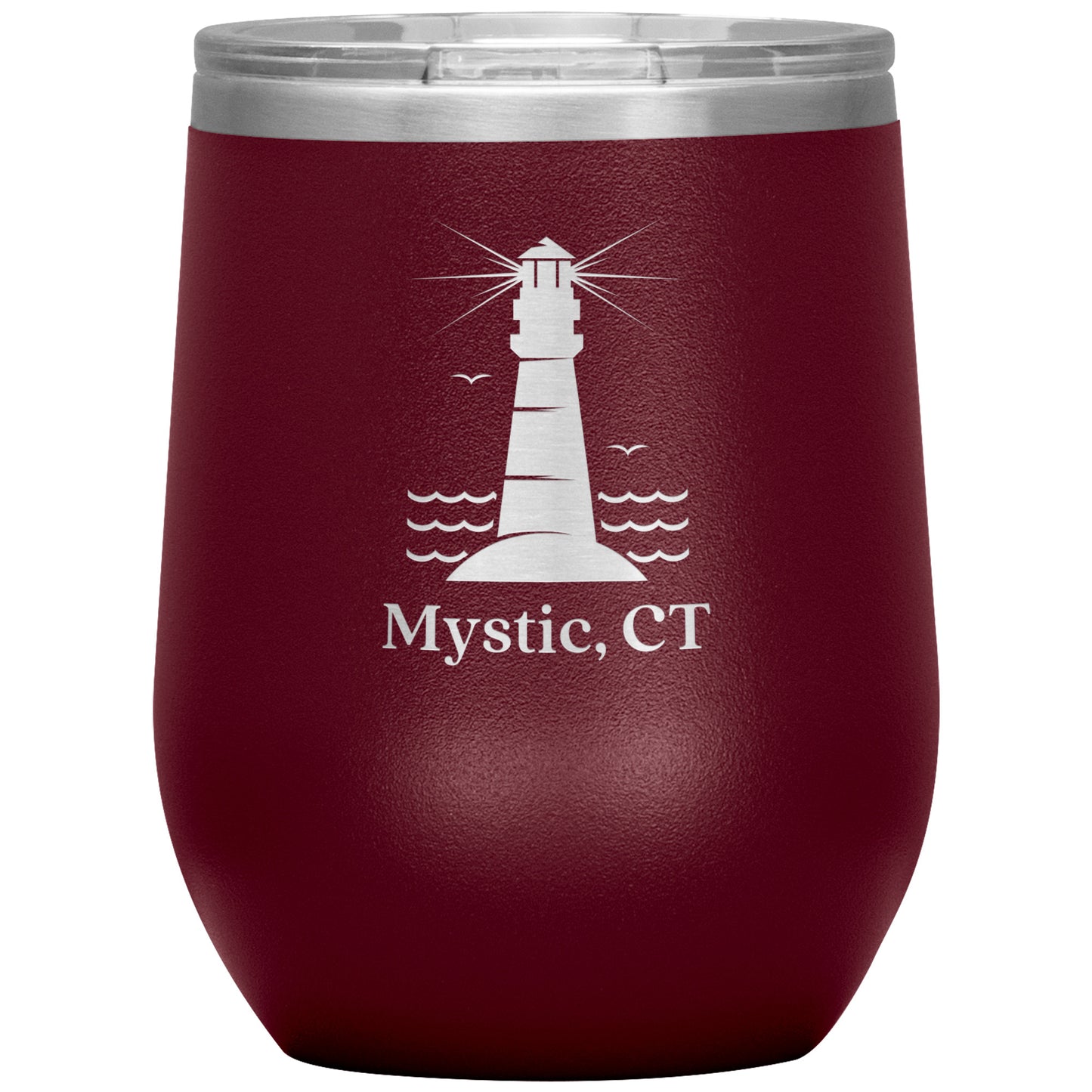Custom Lighthouse Wine Tumbler