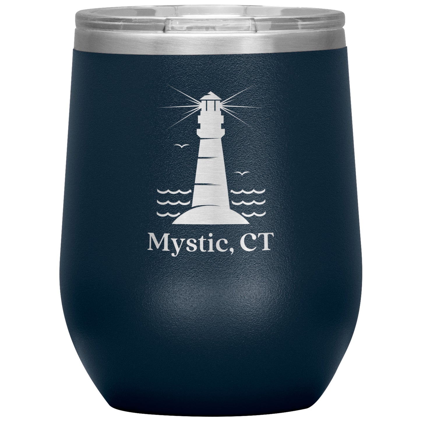 Custom Lighthouse Wine Tumbler
