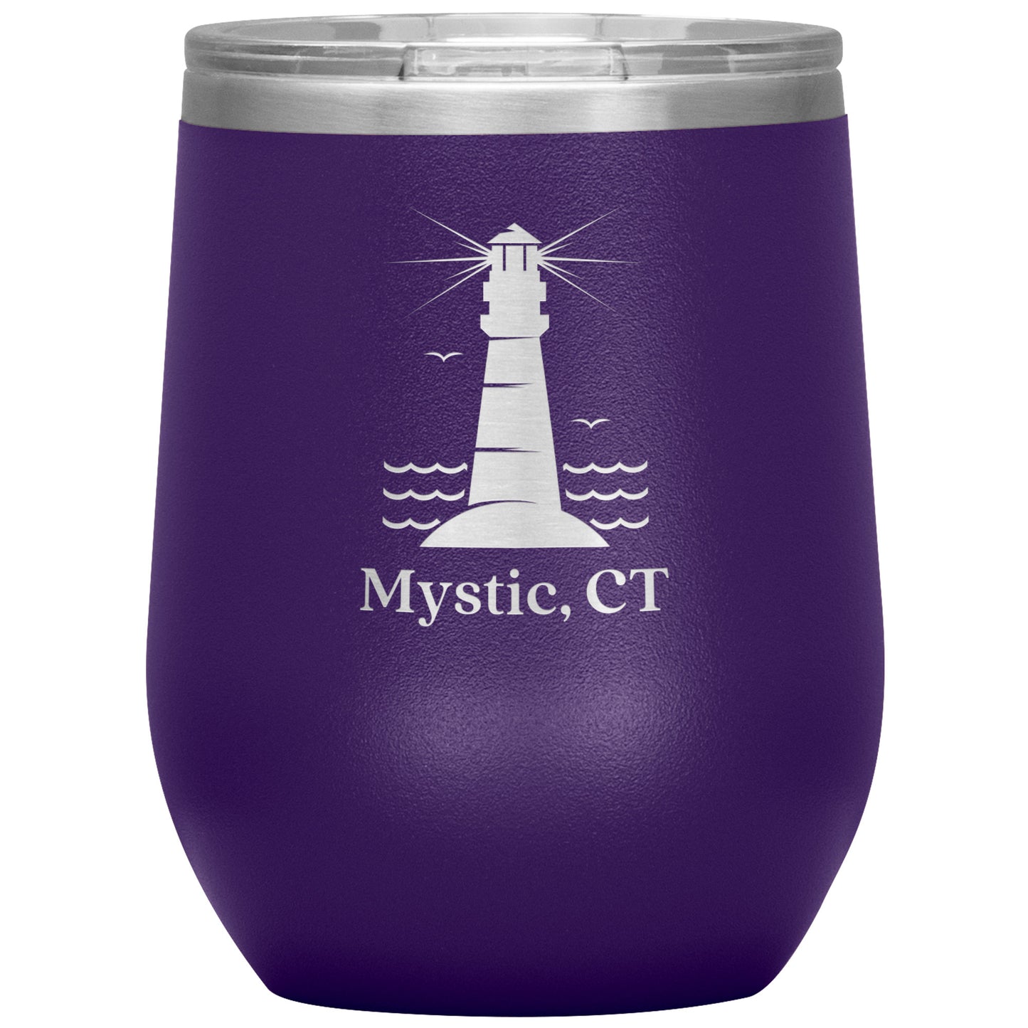 Custom Lighthouse Wine Tumbler