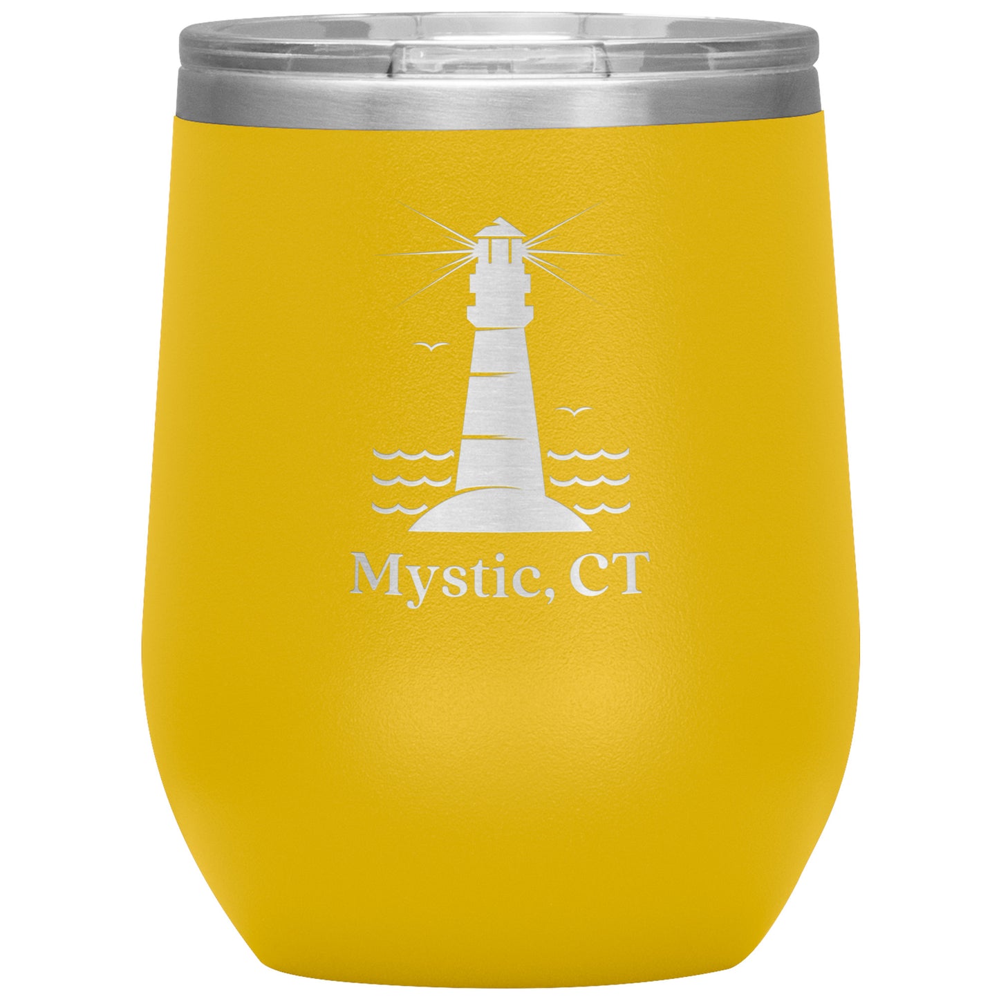 Custom Lighthouse Wine Tumbler