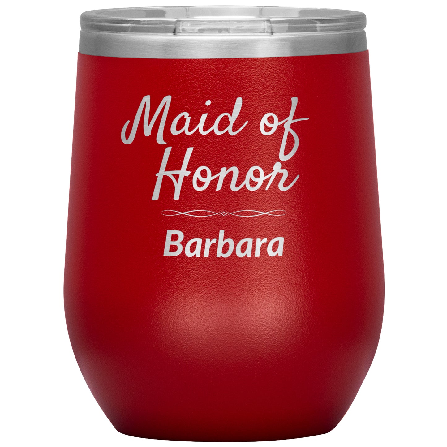 Custom Maid of Honor Wine Tumbler