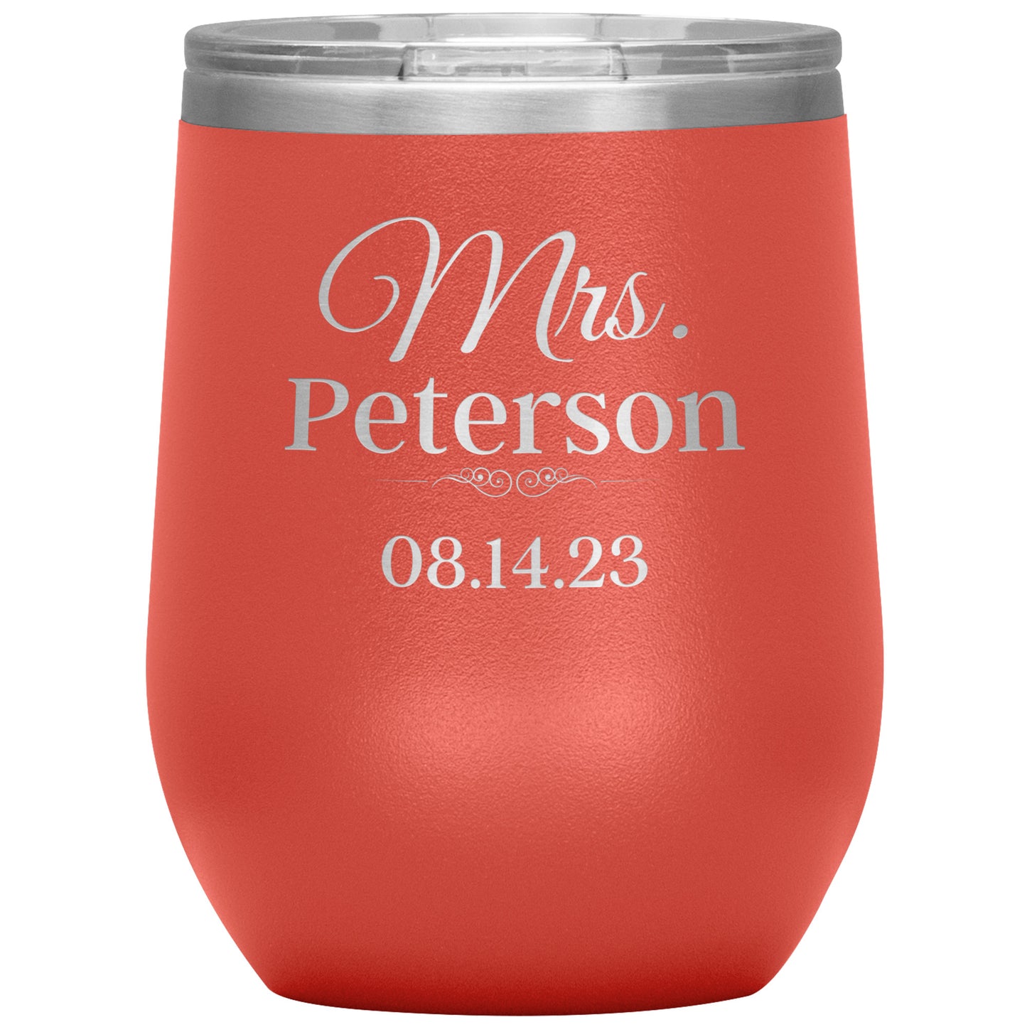 Custom Mrs. Wine Tumbler