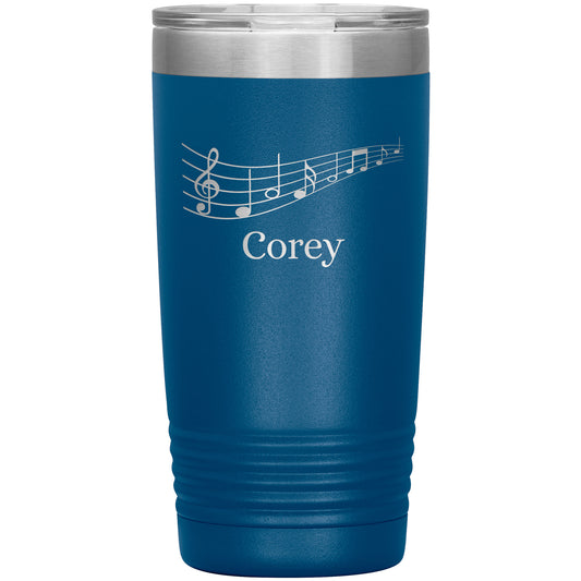 Custom Music Notes Tumbler 🎵