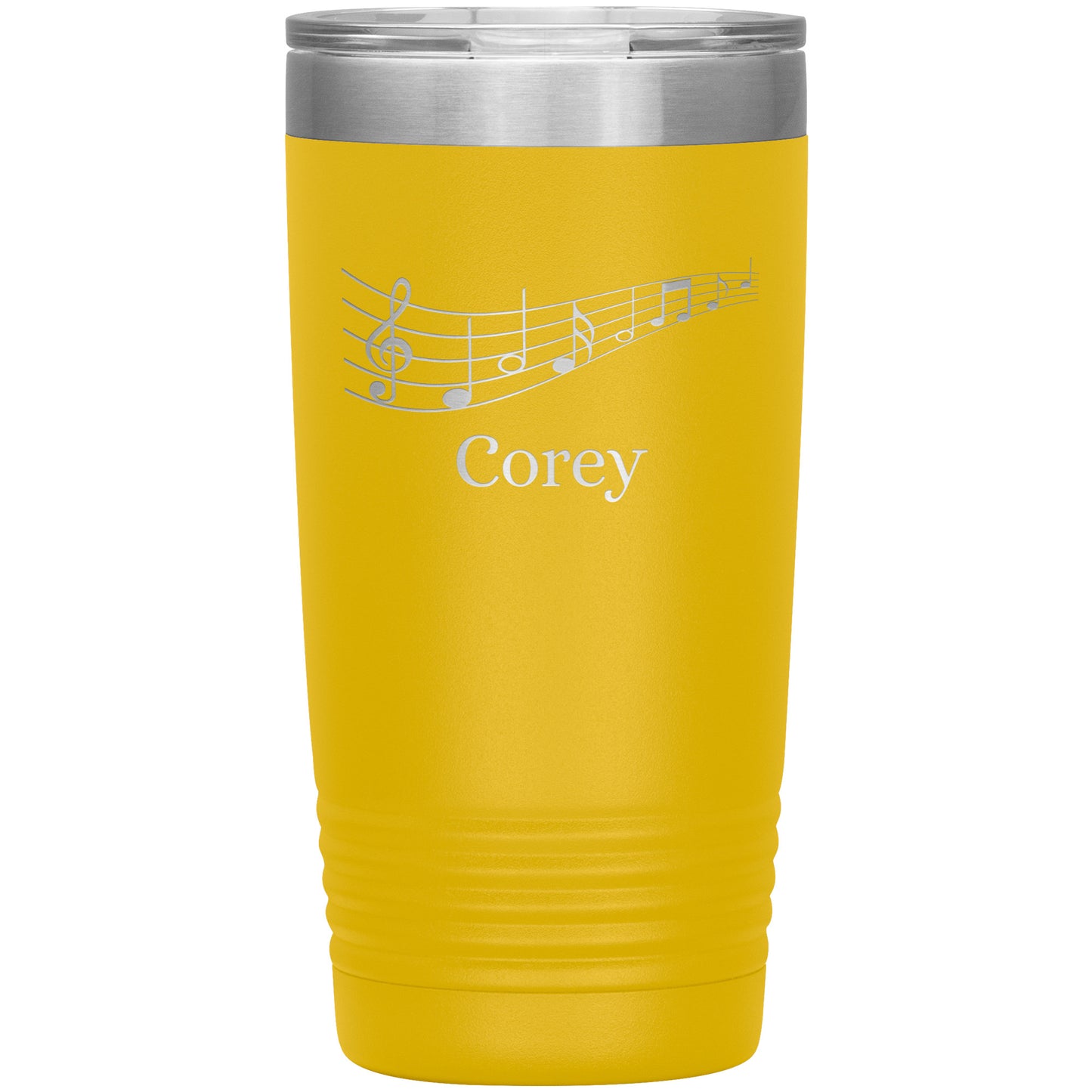 Custom Music Notes Tumbler 🎵
