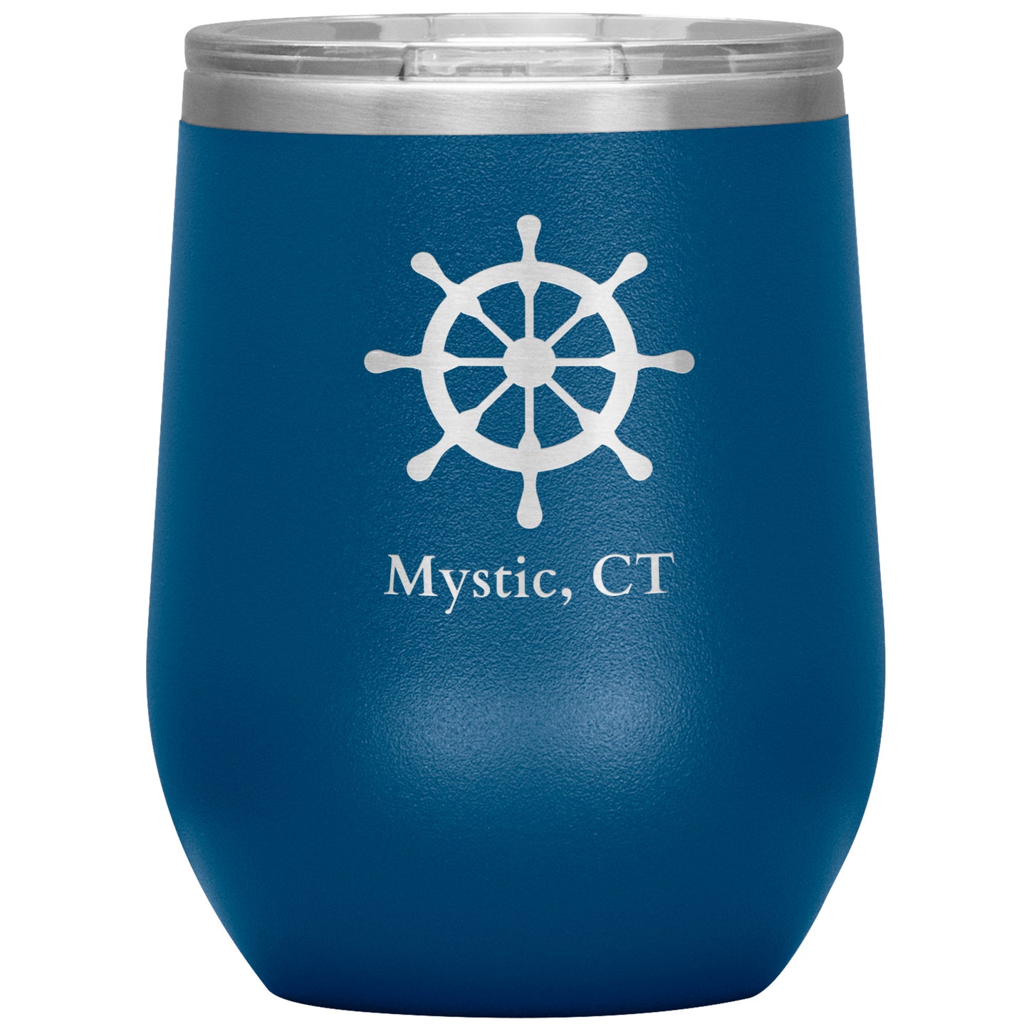 Custom Sailors Wheel Wine Tumbler☸