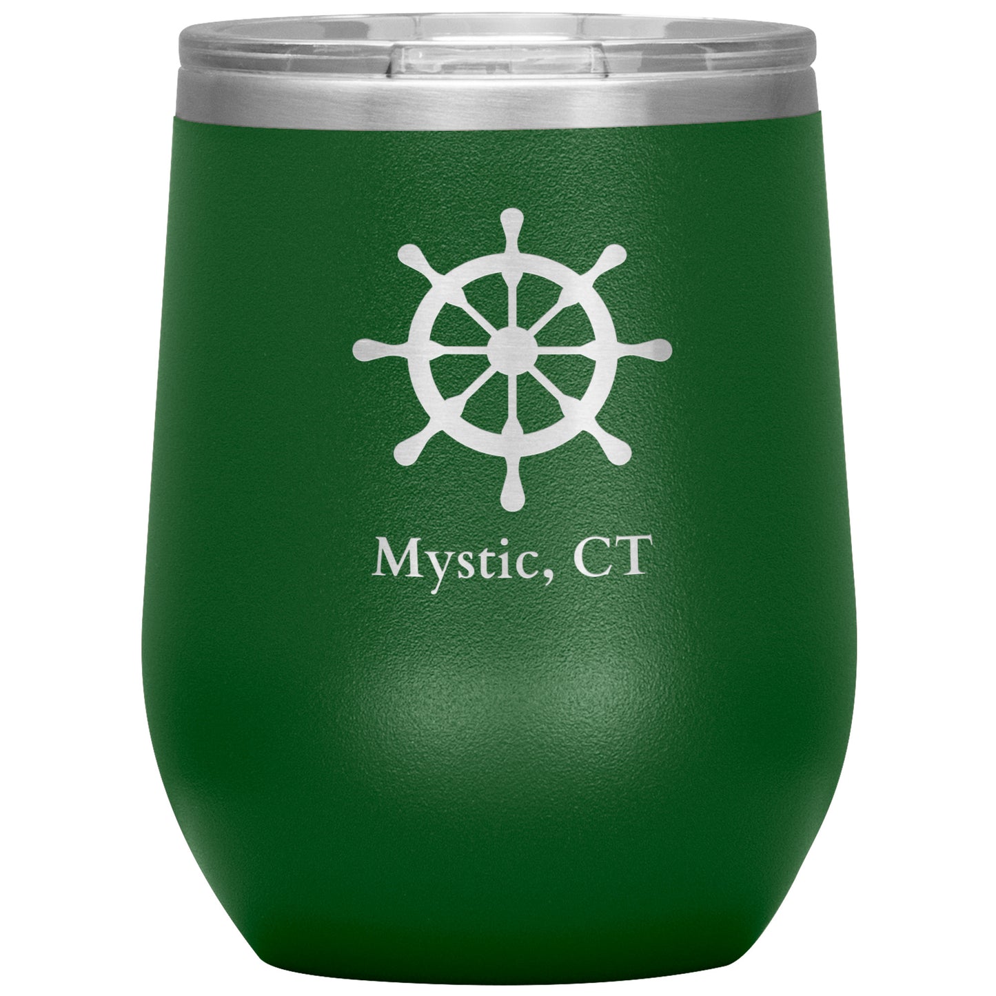 Custom Sailors Wheel Wine Tumbler☸