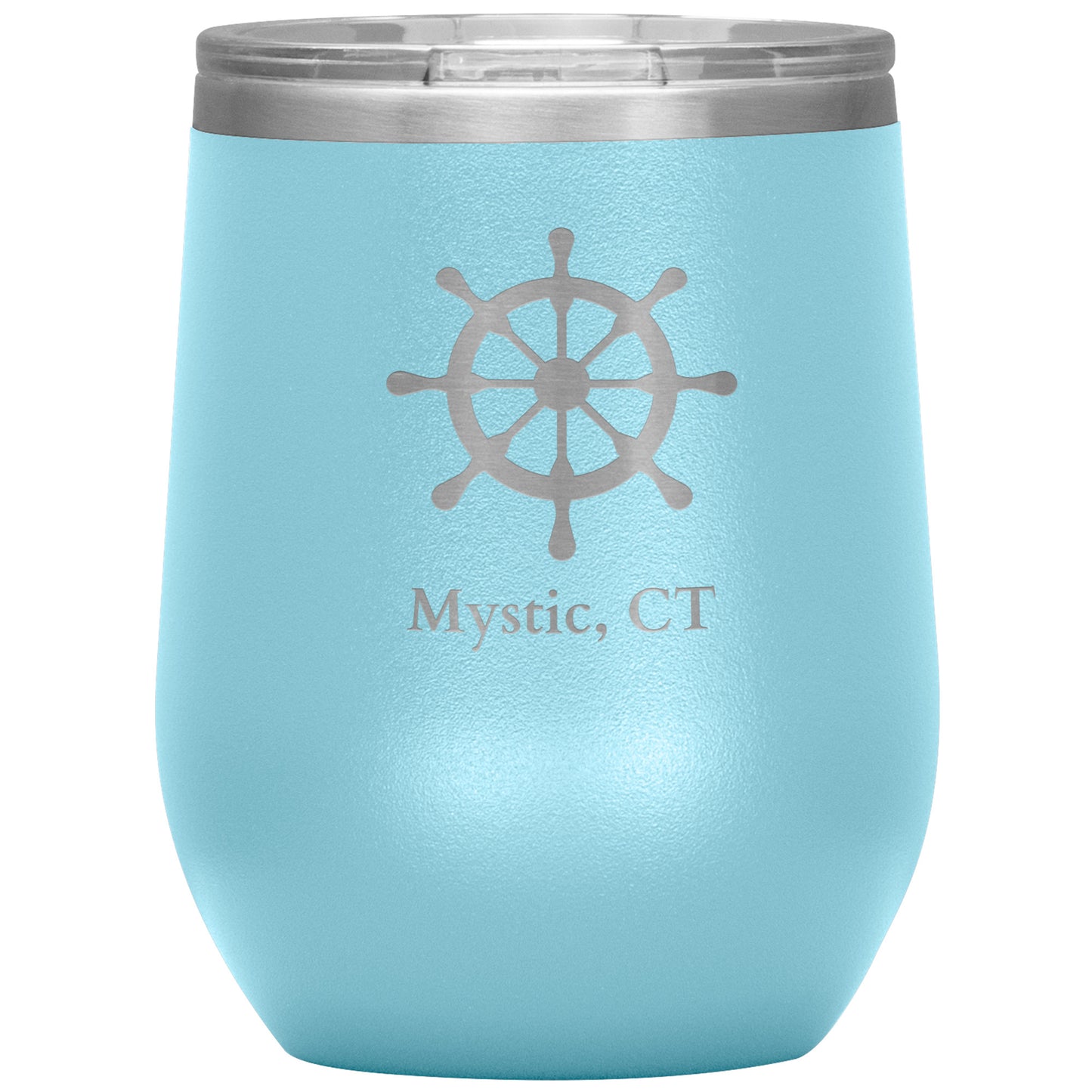 Custom Sailors Wheel Wine Tumbler☸